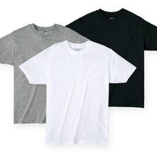 [이지바이] (1+1+1) (총 세장!!!) 남녀 면 라운드 반팔 티셔츠_남여공용 코마사 면 30수 기본 베이직 면 티셔츠 / 스포츠 아웃도어 이너티 추천