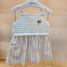 아가방 헬렌 크로쉐 나시 원피스 (아이보리)