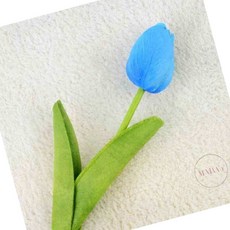 엠비아5 조화 튤립 인조조경, 파랑