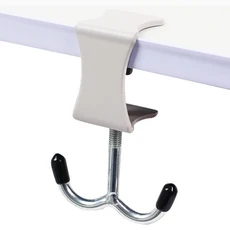 조절 책상 가장자리 걸이 가방 수납 펀치 없는 학생 만능, 01 Gray, 01 gray