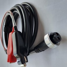 【崇德店】適用達瓦800J 800MJ 1200MJ海釣電動漁輪電源線 15mm孔徑矽膠夾子線, 1個, 15.33mm硅膠線