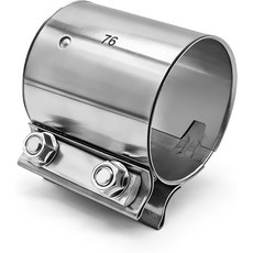 SKYMIRO 3인치 배기 클램프 OD 파이프용 버트 조인트 슬리브 커플러 머플러 엘보 튜브 연결부 촉매 변환기1PCS, 3IN 1PCS Sleeve