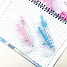 IMAX 繪圖工具 8件套裝 薄荷綠 圓規尺子套裝盒裝, 1個, 鉛筆款/圓規鐵皮/藍粉綠隨機發/1個