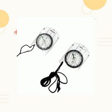 전문가용 서바이벌 스트랩형 휴대용 정밀한 도구 눈금자 나침반, 1개, 1cl1 휴대용등산나침반
