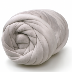 디프 벨벳 자이언트얀 두꺼운 털실 1kg, 라이트그레이, 1개