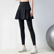 배드맨턴 여성 치마레깅스 네이비 치마바지 러닝 피트니스 M 하의
