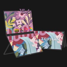 ZEUSLAP 휴대용 듀얼모니터 Z15W 노트북 보조 모니터 39.6cm(15.6인치) 삼성DEX 지원 재택근무