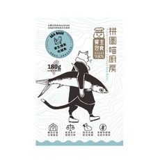 【摩達客寵物】拼圖喵廚房貓咪主食餐包-巨貓版(六種口味可選/小組合), 1個, 養生補氣吃鱸魚,兩包