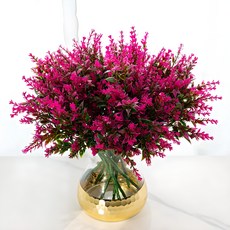 할메이드 생화같은 조화 꽃 hf42 라벤더 4p, hf42 라벤더 4p 핑크