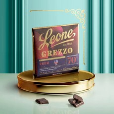 봄맞이 선물 미식가를 70g 초콜릿 레오네 바 포함 선물 선물 다크 특별 세트 고급스러운, 1개, C. 오리지널 시리즈 럼 맛 오리지널 70 다크 초콜릿