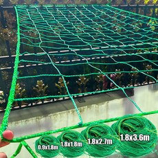그물망 울타리 촘촘한 새 동물 메쉬 나일론 보호망 휀스 안전망 식물 격자망 정원 등반망 조류 방지망 고강, 04 0.9x1.8m, 04 2PCS