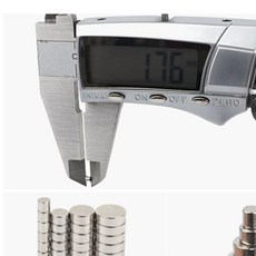 바람담 10P 원형 자석 두께 2mm 네오디뮴, 2mm x 2mm