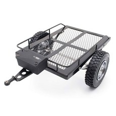 SCX10 / II III TRX4 D90과 같은 1/10 RC 크롤러 트럭 및 록카용 KYX 레이싱 트레일러