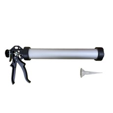 瑞鴻防水 環保施工槍 600ML臘腸包槍 矽利康槍 防水抓漏 發泡劑 裂縫灌注 環氧樹脂, 1個