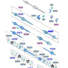 【JT】旅行家 14-16 2.2柴油 手排 GSP 傳動軸 硬皮高規格 左邊 右邊, 1個, 左邊(駕駛邊)