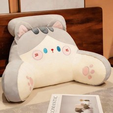쿨 바디필로우 의자 등받이쿠션 사무실 허리 등쿠션 쇼파, 베스트셀러 그레이캣 크리스탈