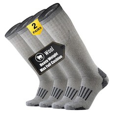 ON 온KE 맥스 풀 쿠션 니하이 삭스 남성용 스틸 토 작업 부츠 오버 더 카프 OTC 수분 흡수 보온 하이킹 사냥 네이비 블루(울) 153961