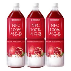 NFC착즙 100 석류즙 원액주스 건강즙 1L 3병 (총 3000ml)/스타배송, 3개
