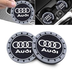 캐딜락 에스컬레이드 CT4 CT5 CT6 ATS CTS SRX XT5용 자동차 컵홀더 코스터 내부 액세서리 7cm(2.75인치) 2팩, 그레이-04