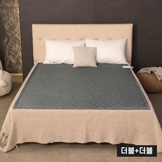 일월 블랙그라나이트 분리난방 카본매트, 더블(140 x 180 cm), 블랙그레이