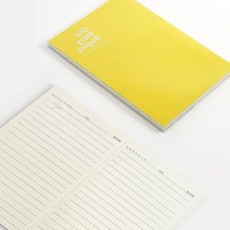 필굿스토어 투명커버 유선노트 예쁜노트