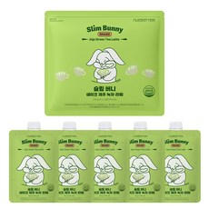 뉴베러 슬림 버니 단백질 쉐이크 파우치, 40g, 5개, 제주녹차라떼