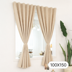 로렌드 간단히 붙이는 벨크로 암막커튼