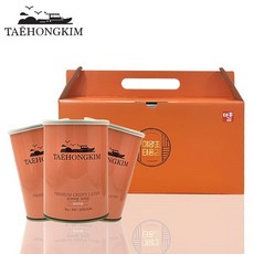 태홍김 프리미엄 곱창김 캔김 선물세트 36g 3개입, 태홍김 선물세트(3개입)