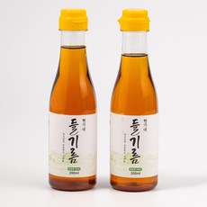 현가네 저온압착 참깨100% 들기름350ml+들기름350ml, 1세트, 700ml