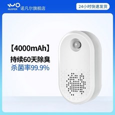 寵物智能淨味器貓砂盆除臭劑，室內狗狗貓咪除臭去味空氣清淨機, 1個, 【4000mAh】智能淨味器 99%除臭