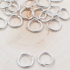 [포에이]실버 925 은 순은 오링 O링 부자재 재료 만들기 오픈링, 1세트, 은925 오링(0.6x4mm-5개)