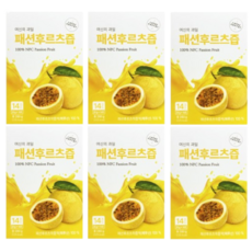 컬러에너지 여신의 과일 패션후르츠즙, 6개