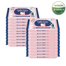 헬로키티 비데물티슈 휴대용, 10매, 20개