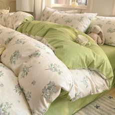 부드러운 거즈 양면 사계절 차렵이불 세트