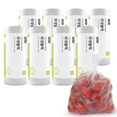 생활미소 위생롤백 소 17 x 25 cm 500매, 8개