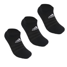 (정품)아디다스 양말세트-패션양말-쿠션 앵클양말(SZD9389-3P) 3팩, 블랙