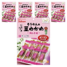SOKAN 海帶莖 紫蘇梅口味, 5袋, 105g