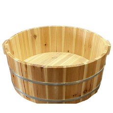 편백나무 바가지 온천 노천 료칸 욕실용 우드 목욕탕 20cm 45cm 2인용, 16cm 40cm 단면