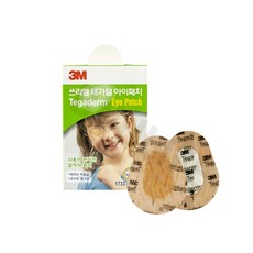 3M 쓰리엠 테가덤 아이패치 (20매입) 유아 어린이 사시 약시 안대스티커, 1개