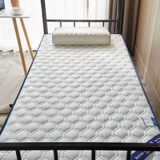 폭좁은 매트리스 원룸 두꺼운 기숙사 침대매트 쿠션 숙박 패드 싱글 푹신한, 120x200cm, A. 축구 화이트 6cm, 6cm