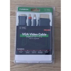 FUNBOX. VGA 影像傳輸線 轉接器 適用於 XBOX 360, 1個