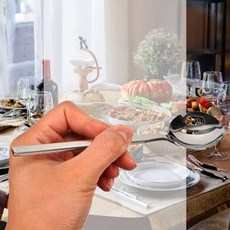 업소용 스텐 빙수스푼 식당 간식 화채 뷔페 시리얼 숟갈