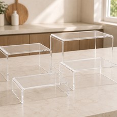 아크릴 선반 받침대 거치대 상품 매장 전시 수납 정리 진열대 ㄷ자 받침 주문 제작, 1개, 150 x 80 x 50mm
