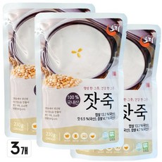 기운내요 국산잣 듬뿍 부드러운 영양 잣죽 회복죽 100% 국산재료 믿고 먹는 토리식품 토리죽, 3개, 230g