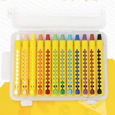 에이치h 스토어 펜타입 크레파스 크레파스12색, 24색