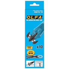 OLFA SK-16型 安全開箱美工刀 (239B), 1個, SKB-16/10B 刀片替刃一盒10支, N/A