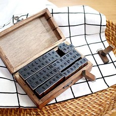 알파벳 빈티지 설렘하우스 숫자 스탬프 영문 82442PC 1(pc)
