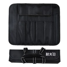 工廠直銷刀具收納袋牛津布耐用廚房刀具收納包戶外運動便攜收納, 1個, 黑色:如圖