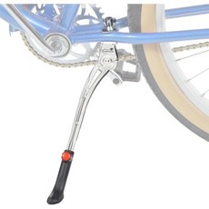 루미트레일 센터 마운트 자전거 킥스탠드 2429인치 성인 산악 크루저 로드 바이크 빠른 높이 조절, 센터 마운트 / 은색