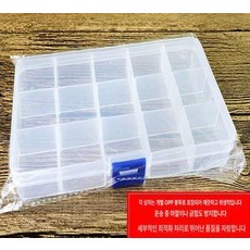 액세서리 수납함 수납상자 공간박스diy 박스수납장 맞춤공간박스 플라스틱 칸, 1단, 15칸 블루클립
